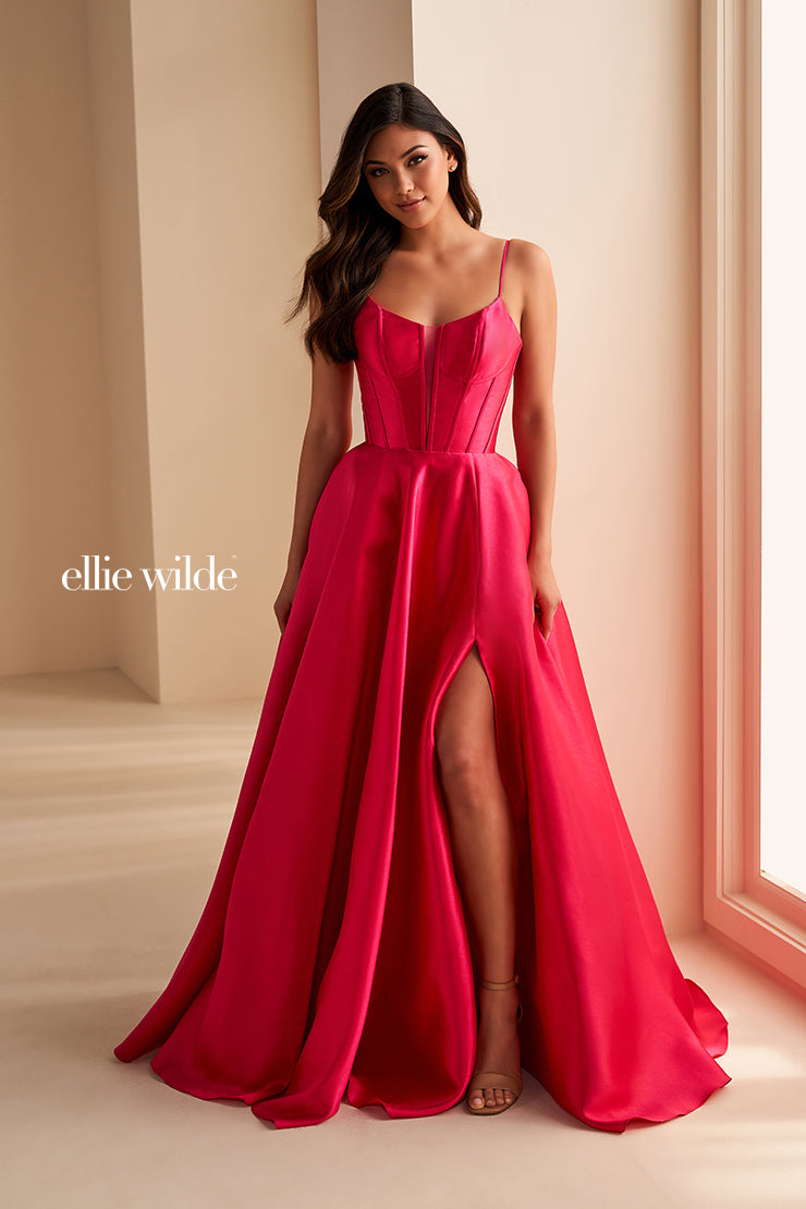 Ellie WIlde Gold Prom Dress at XO by Sophia's Purple / 4 / EW36224 Ellie WIlde Gold Prom Dress at XO by Sophia's Purple / 4 / EW36224