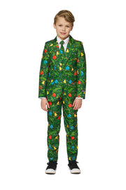 BOYS Christmas Green Tree Tux or Suit