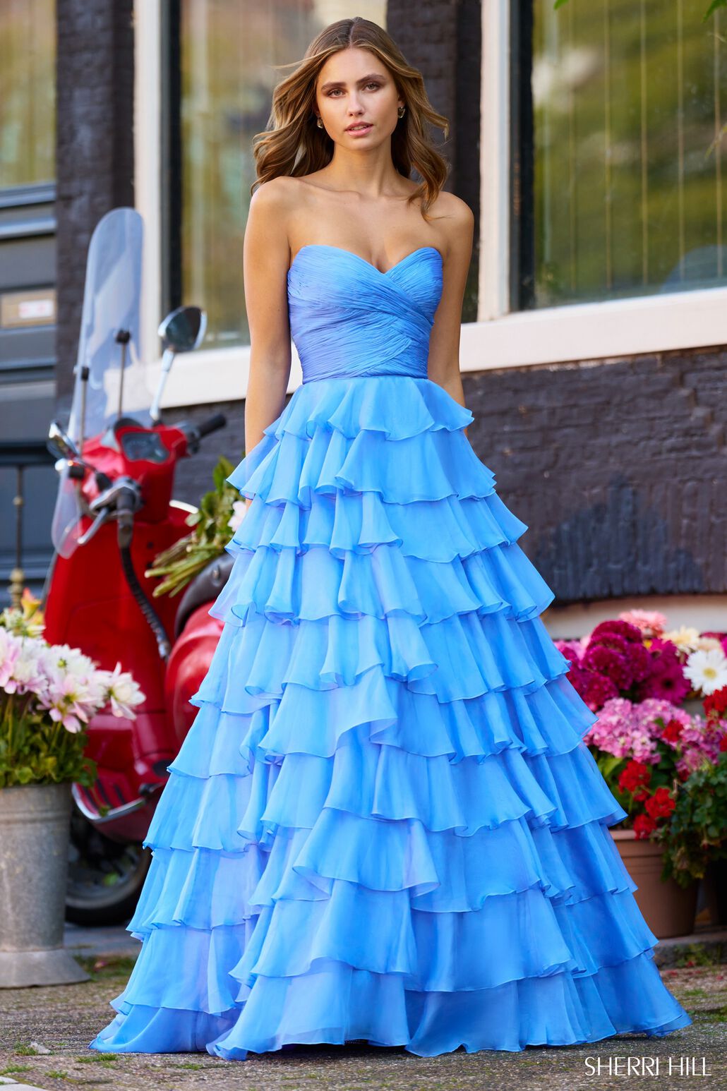 Sherri Hill Prom Dress 56346 - 56346 / Periwinkle / 00 Sherri Hill Prom Dress 56346 - 56346 / Periwinkle / 00
