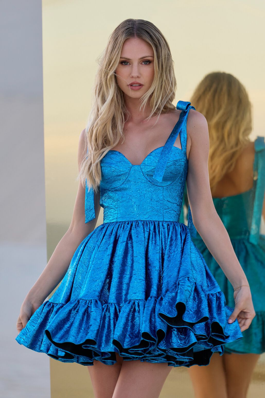 Sherri Hill Short Dress- 56507 56507 / Royal / 0 Sherri Hill Short Dress- 56507 56507 / Royal / 0