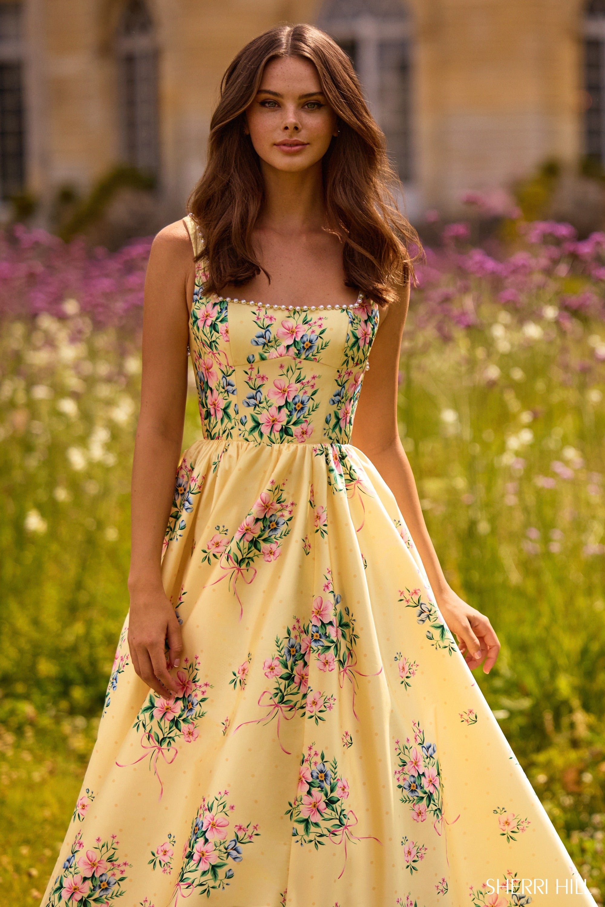 Sherri Hill Prom Dress 57783 - 57783 / Lt. Yellow / 8 Sherri Hill Prom Dress 57783 - 57783 / Lt. Yellow / 8