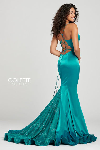 COLETTE Sophia\'s Teal Dress at XO by Prom