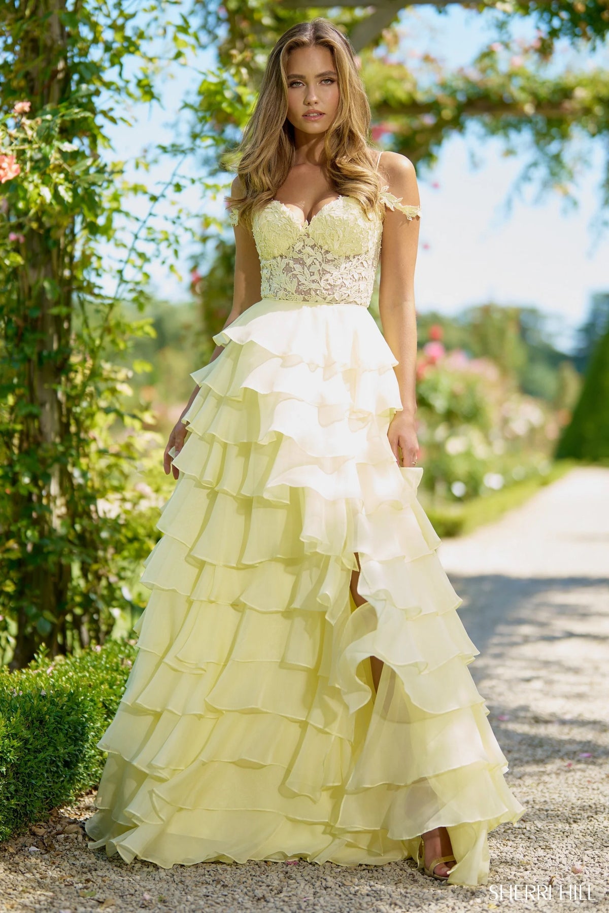Sherri Hill 56994 Periwinkleprom dress at XO by Sophia's