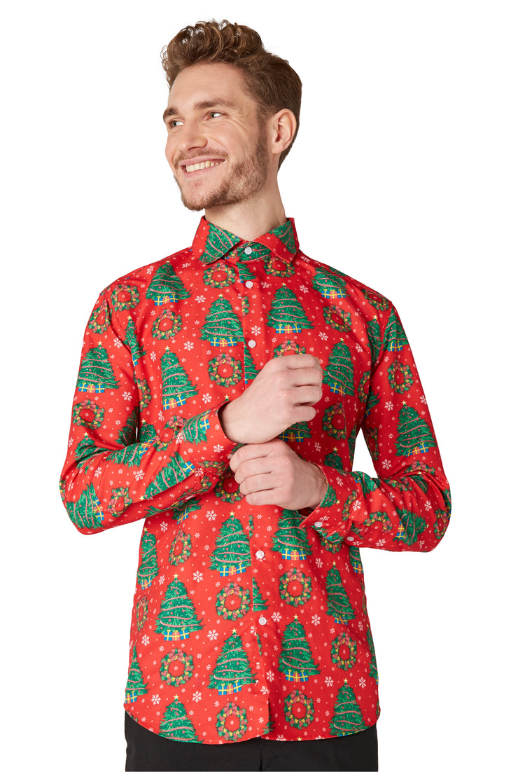 Christmas Trees Shirt Tux or Suit