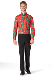 Christmas Trees Shirt Tux or Suit