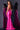 fitted gown open back hot pink with floral accents and side cutouts d5807 in XO by Sophia's in Indiana and Kentucky