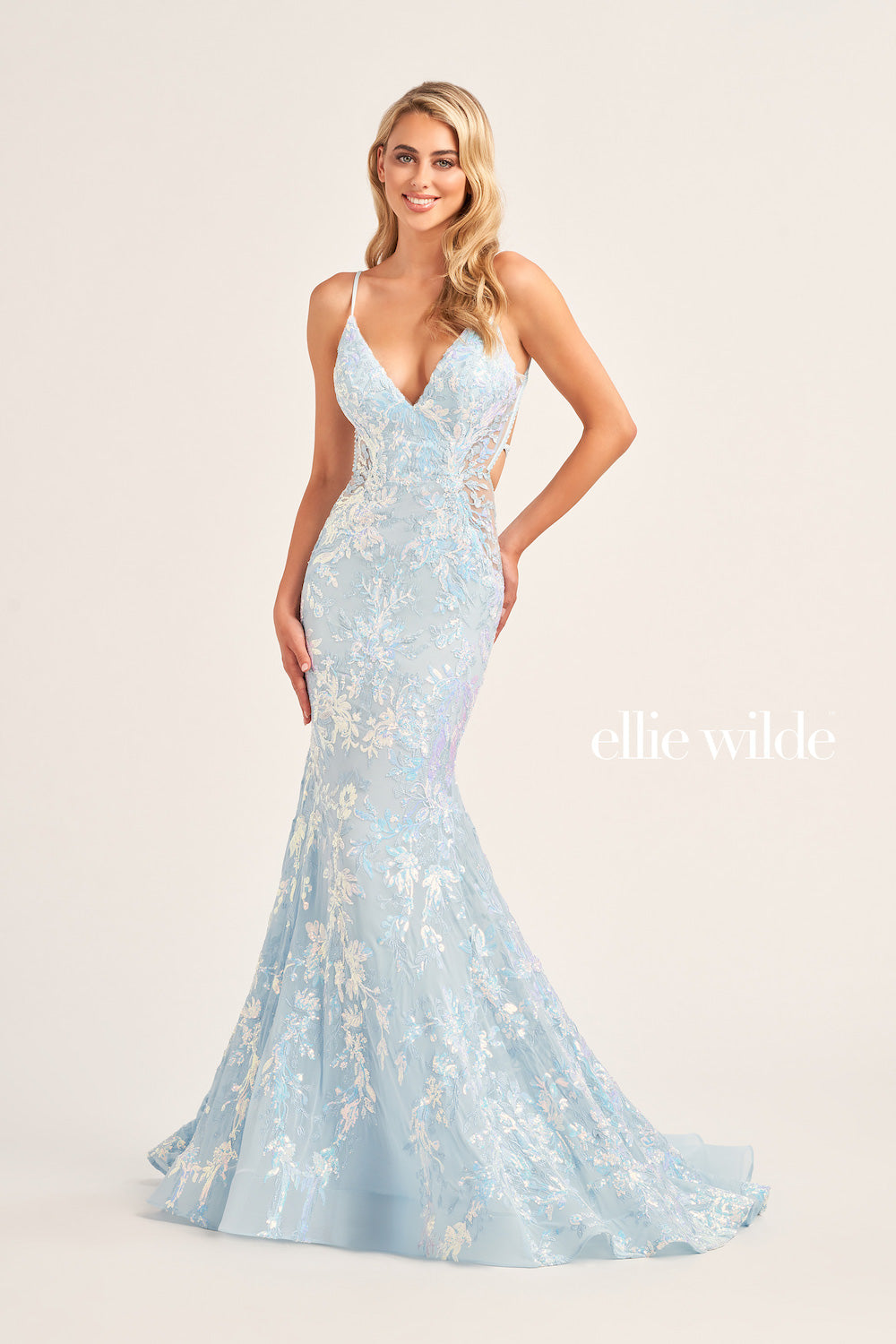 Ellie Wilde Cerulean Blue prom dress at XO by Sophia's Ellie Wilde Cerulean Blue prom dress at XO by Sophia's