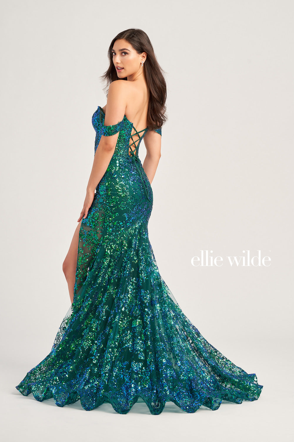 Ellie Wilde Emerald prom dress at XO by Sophia's