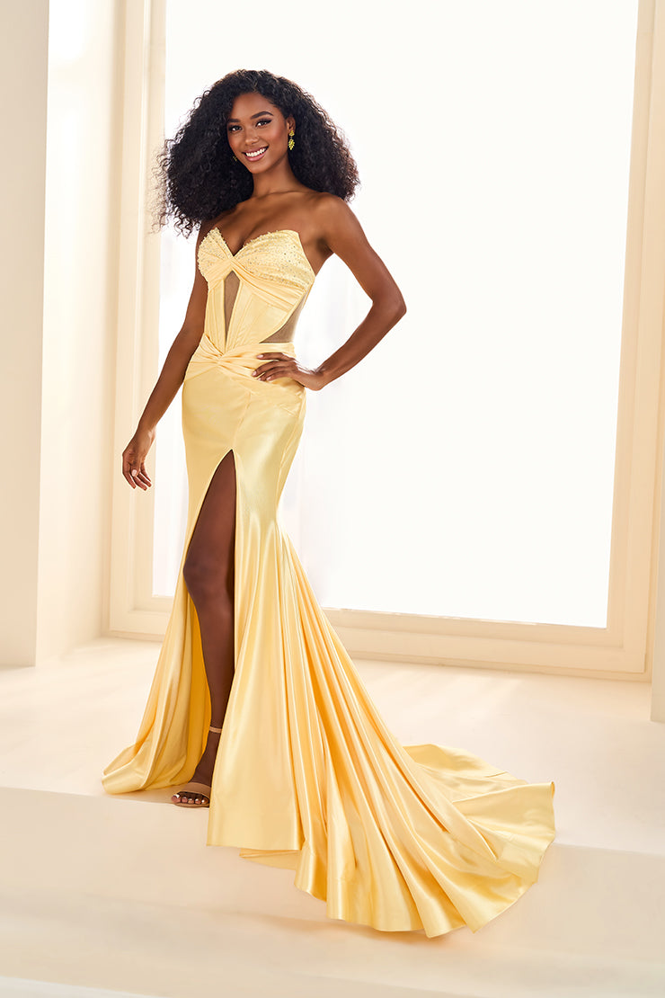 Ellie WIlde Gold Prom Dress at XO by Sophia's Ellie WIlde Gold Prom Dress at XO by Sophia's