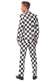 Checked Black White Tux or Suit