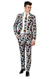 Halloween Grey Icons Tux or Suit