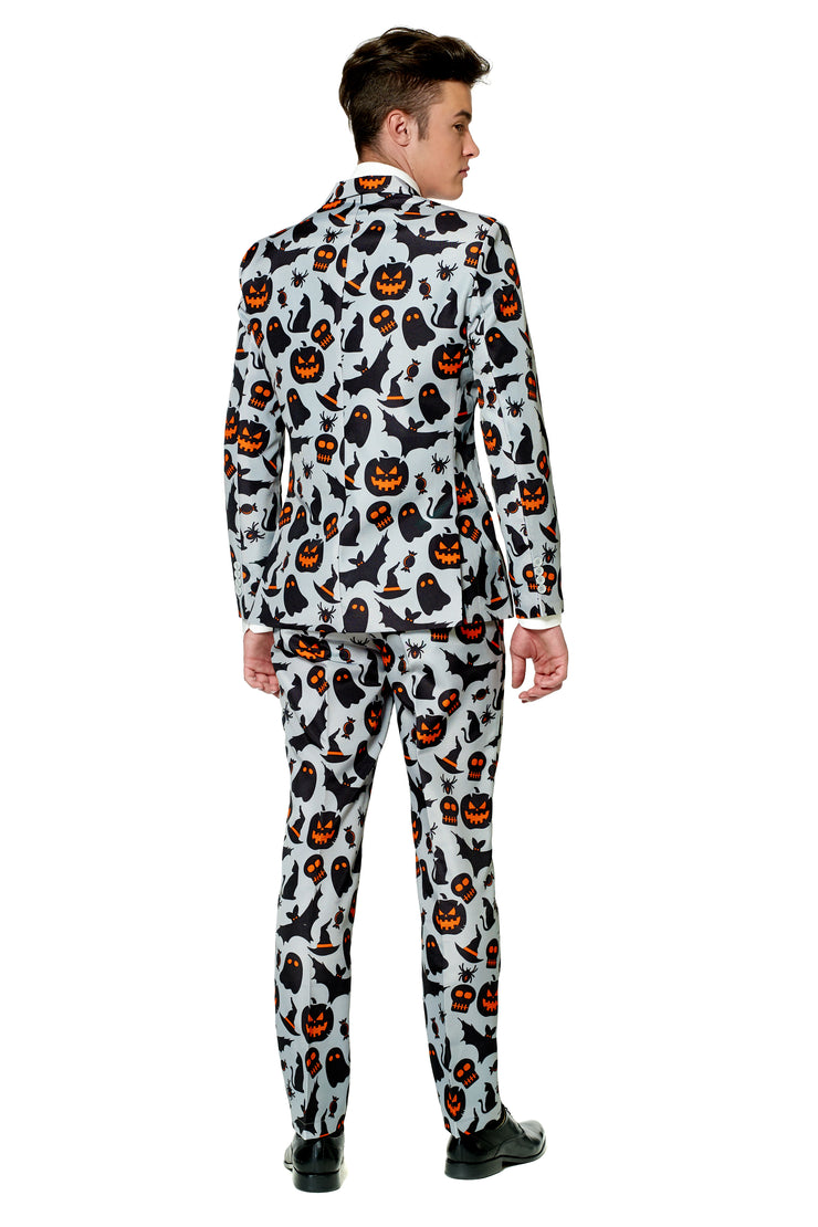 Halloween Grey Icons Tux or Suit