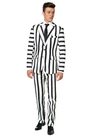 Striped Black White Tux or Suit