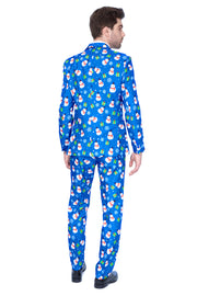 Christmas Blue Snowman Tux or Suit