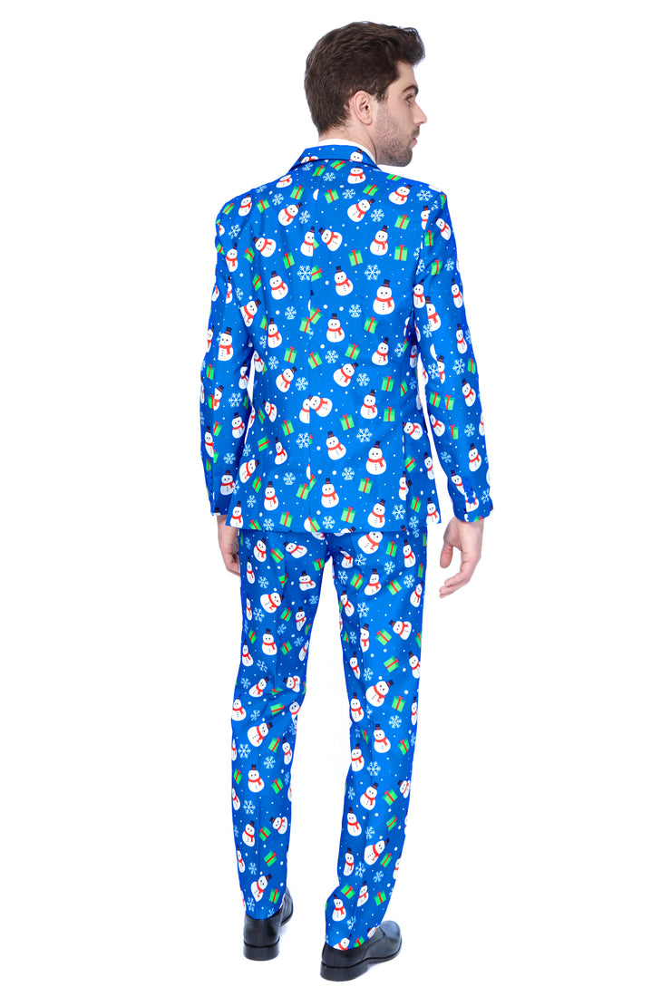 Christmas Blue Snowman Tux or Suit