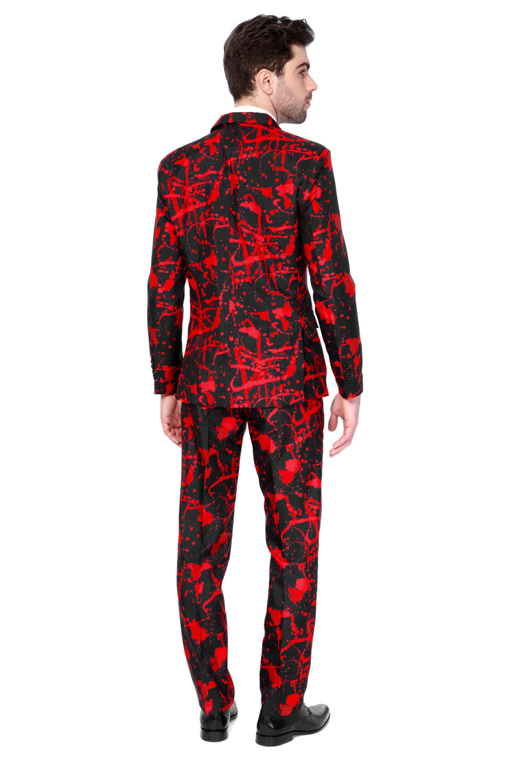 Halloween Black Blood Tux or Suit