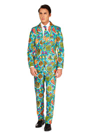 Retro Blue 90’s Icons Tux or Suit