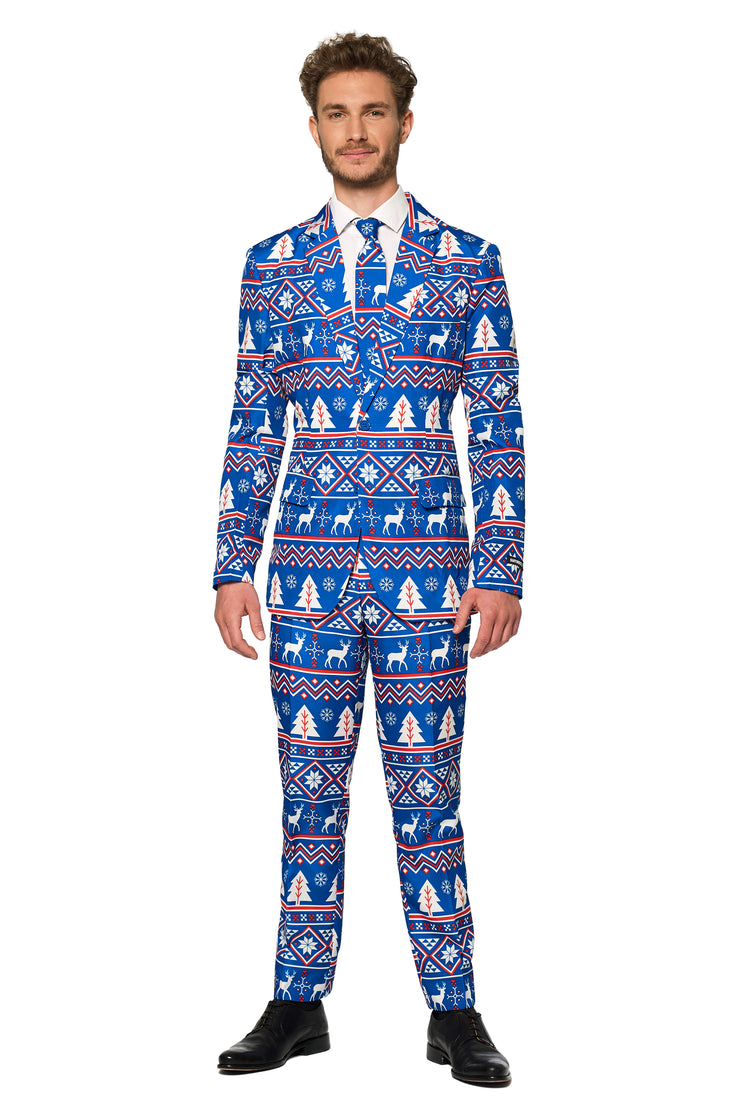 Christmas Blue Nordic Tux or Suit