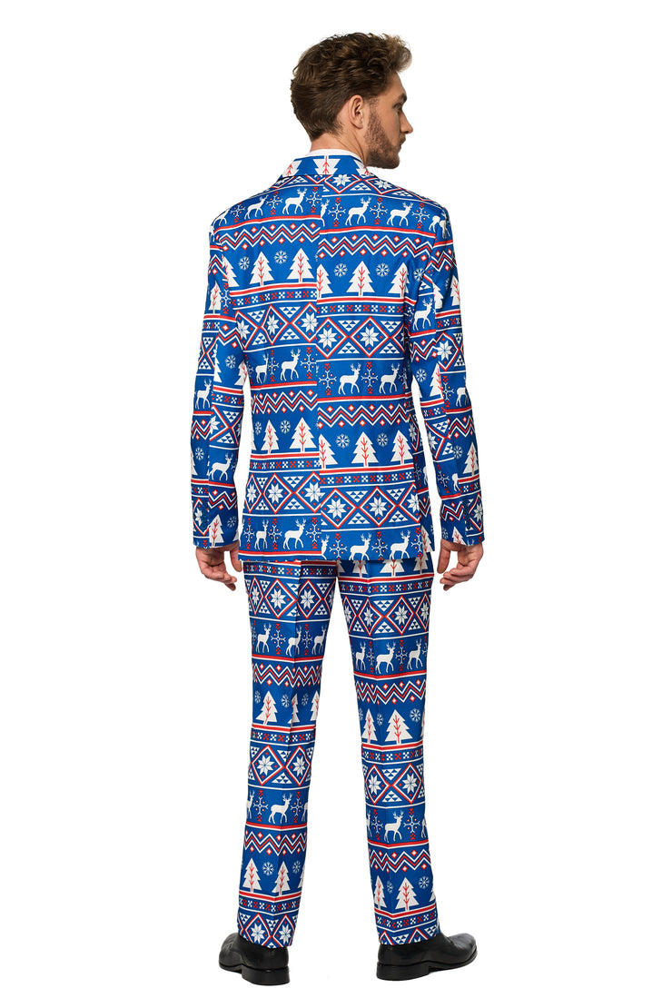 Christmas Blue Nordic Tux or Suit