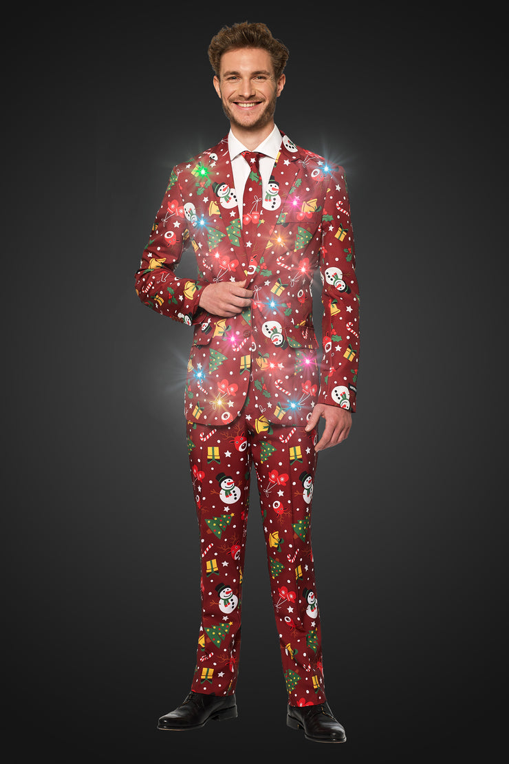 Christmas Red Icons - Light Up Tux or Suit