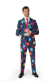 Confetti Balloons Navy Tux or Suit