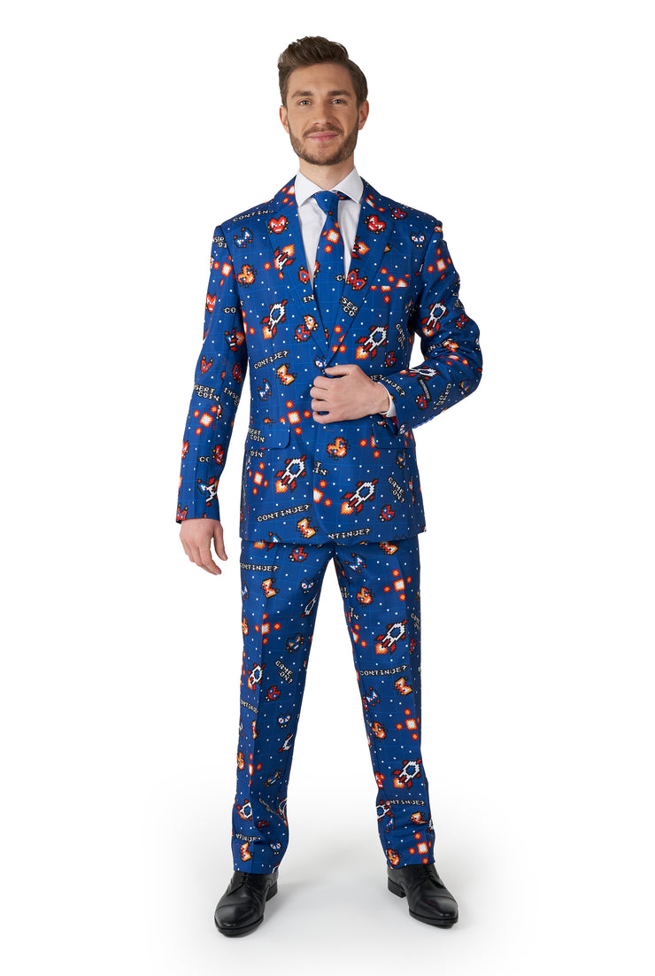 Retro Gamer Navy Tux or Suit