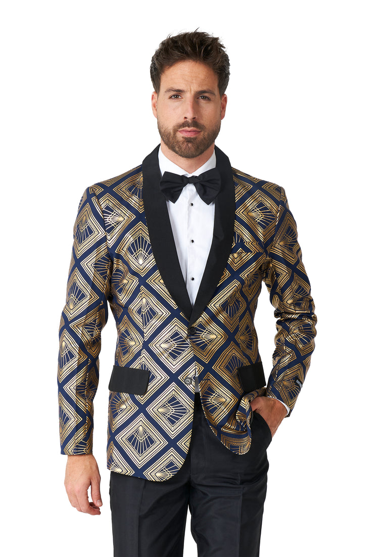 Art Deco Deep Navy Tux or Suit