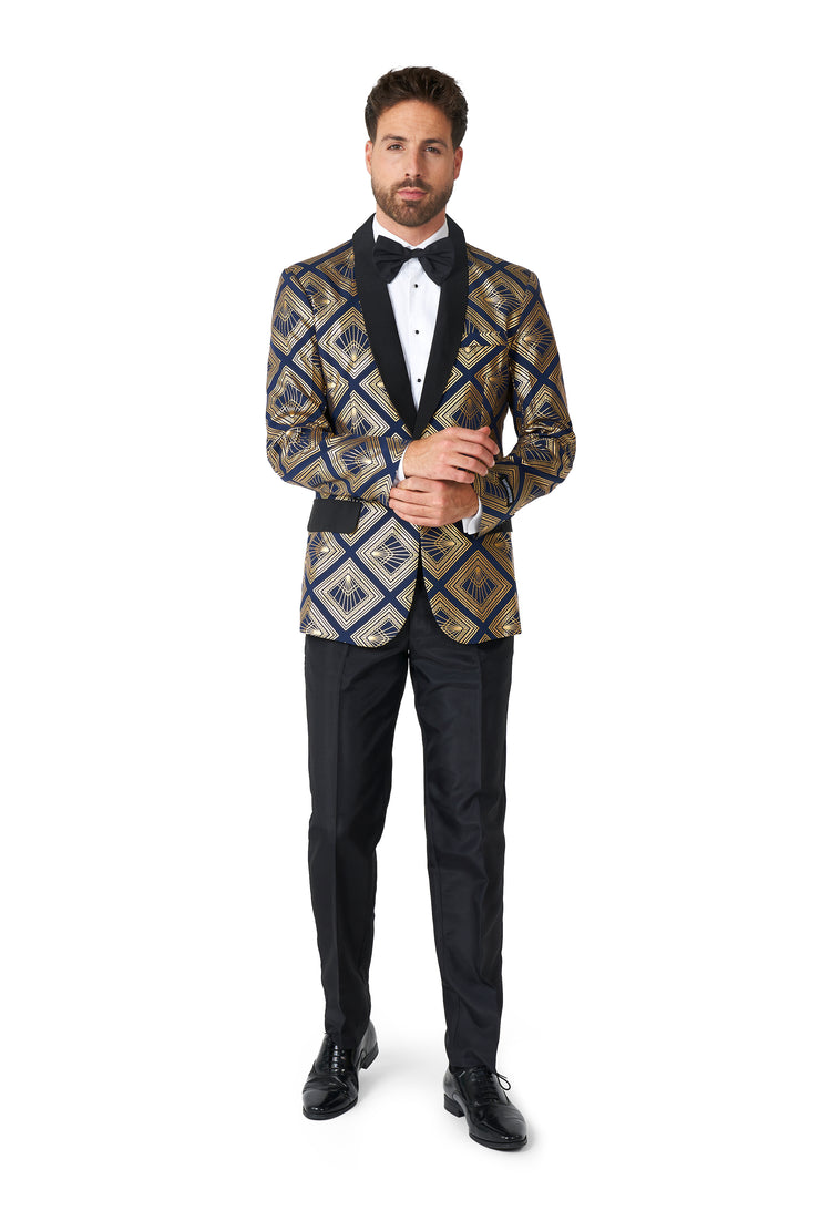 Art Deco Deep Navy Tux or Suit