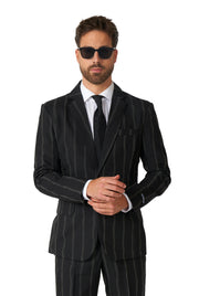 Oversized Pinstripe Black Tux or Suit
