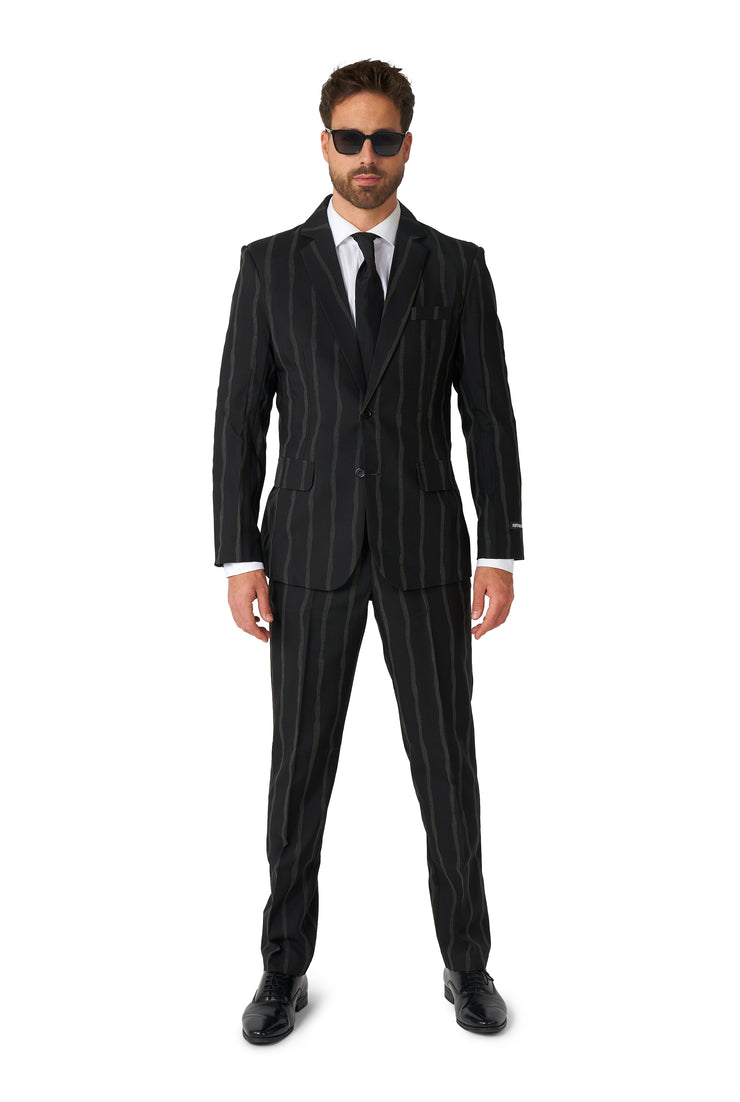 Oversized Pinstripe Black Tux or Suit