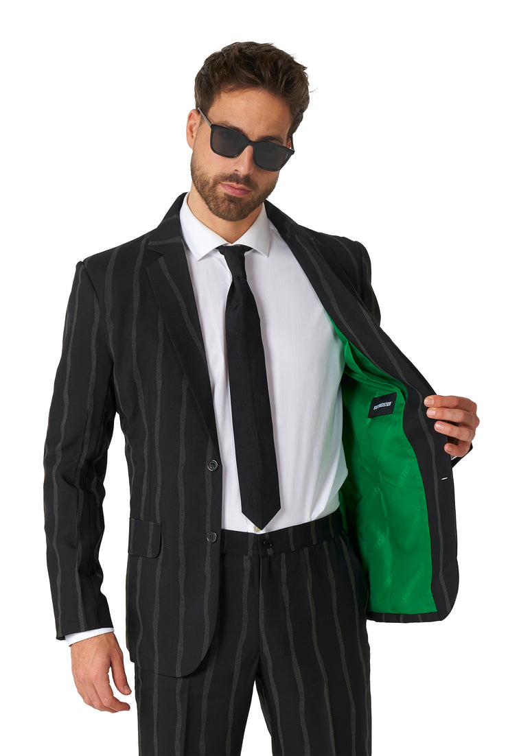 Oversized Pinstripe Black Tux or Suit