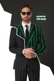 Oversized Pinstripe Black Tux or Suit