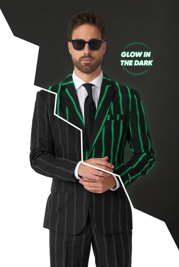 Oversized Pinstripe Black Tux or Suit