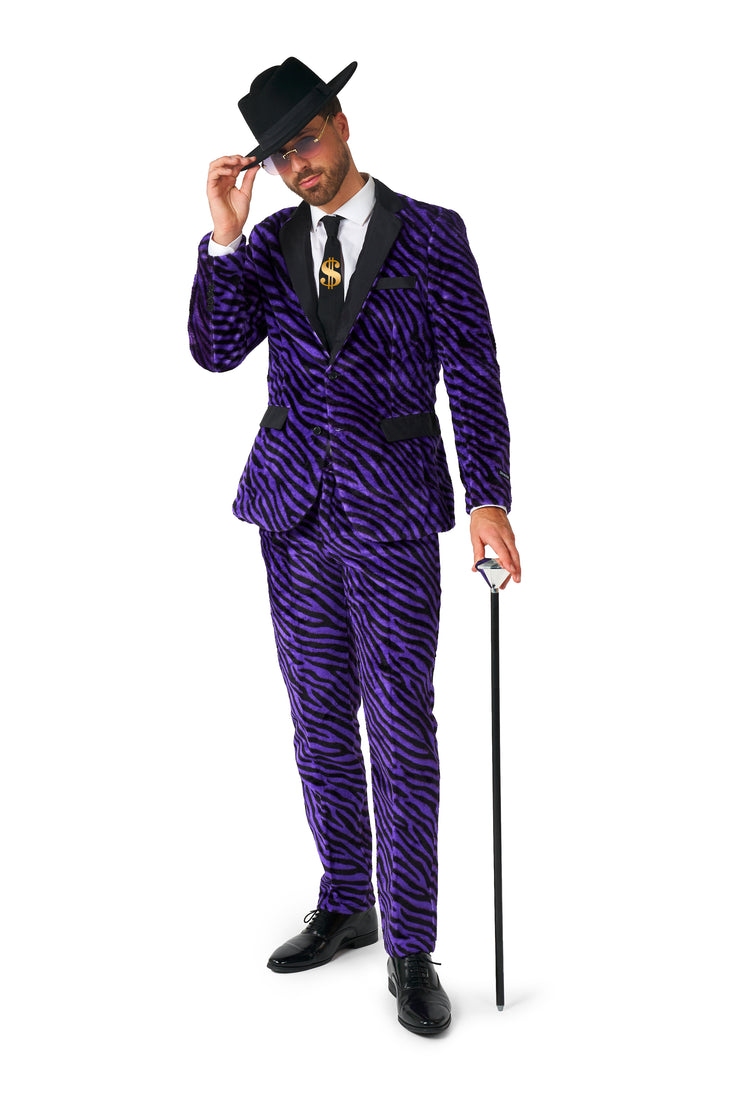 Pimp Faux Fur Purple Tux or Suit