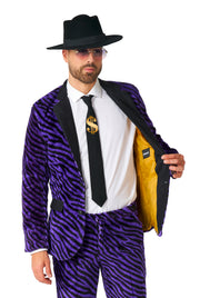 Pimp Faux Fur Purple Tux or Suit