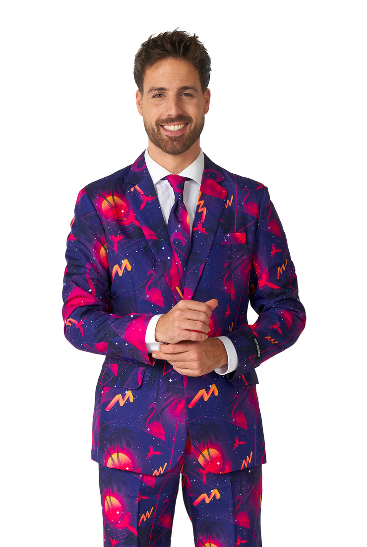 Retro Neon Navy Tux or Suit