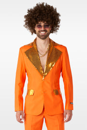 Disco Suit Orange Tux or Suit