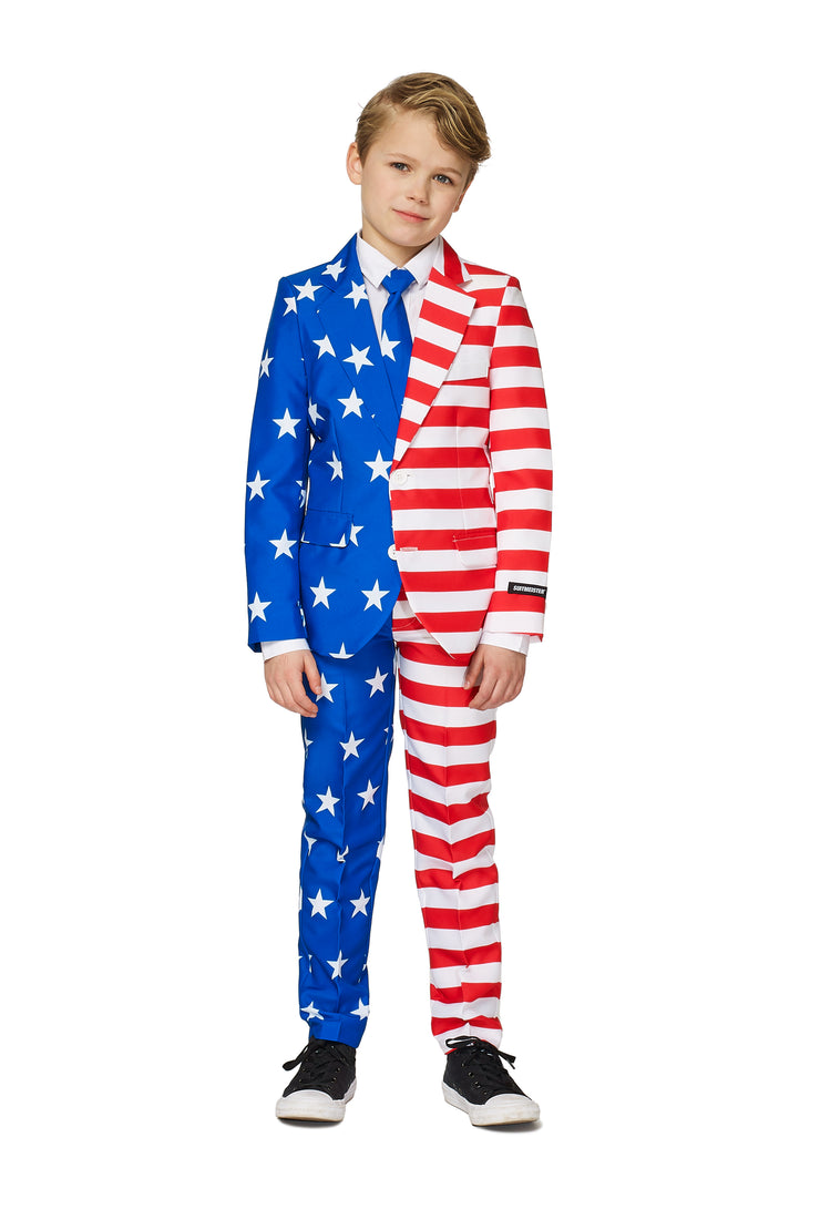 BOYS USA Flag Tux or Suit