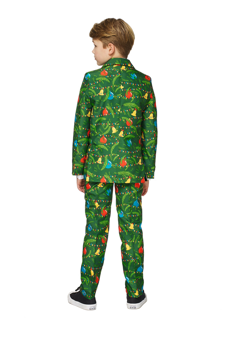 BOYS Christmas Green Tree Tux or Suit