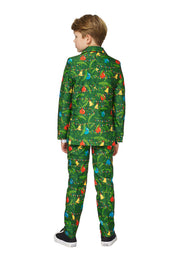 BOYS Christmas Green Tree Light Up Tux or Suit