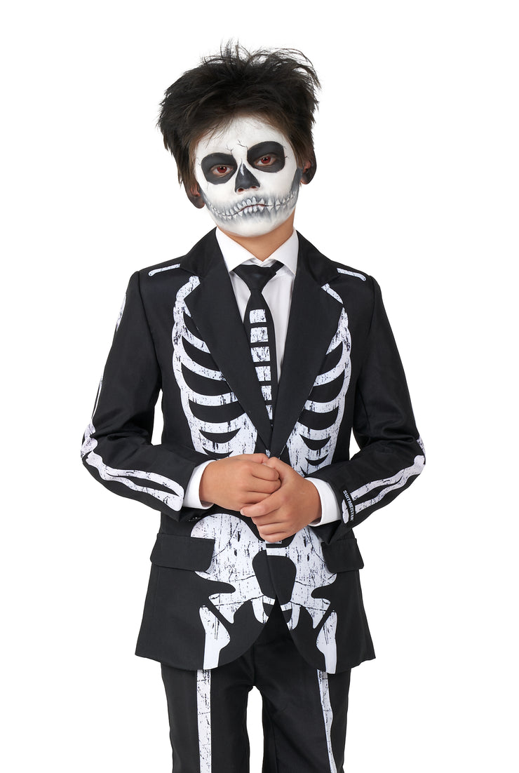 BOYS Skeleton Grunge Black Tux or Suit