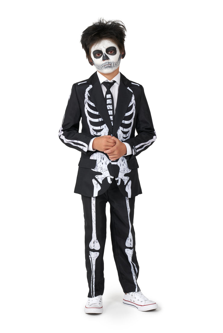 BOYS Skeleton Grunge Black Tux or Suit