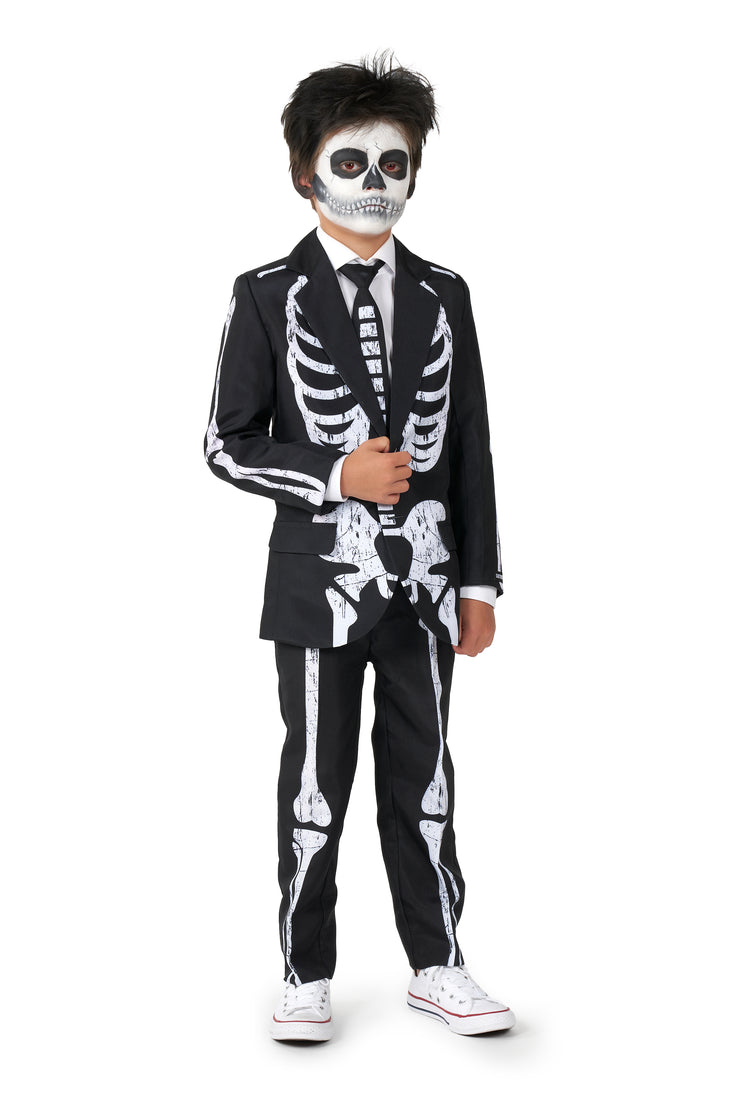 BOYS Skeleton Grunge Black Tux or Suit