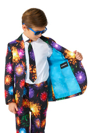 BOYS Fireworks Black Tux or Suit