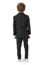 BOYS Oversized Pinstripe Black Tux or Suit