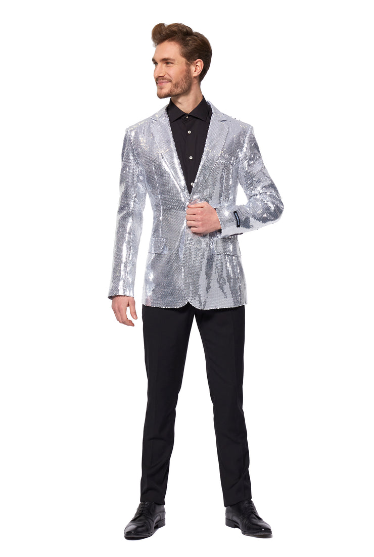 Sequins Silver Tux or Suit