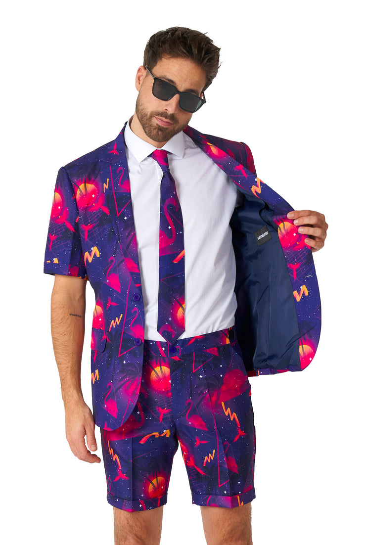 SUMMER Retro Neon Navy Tux or Suit