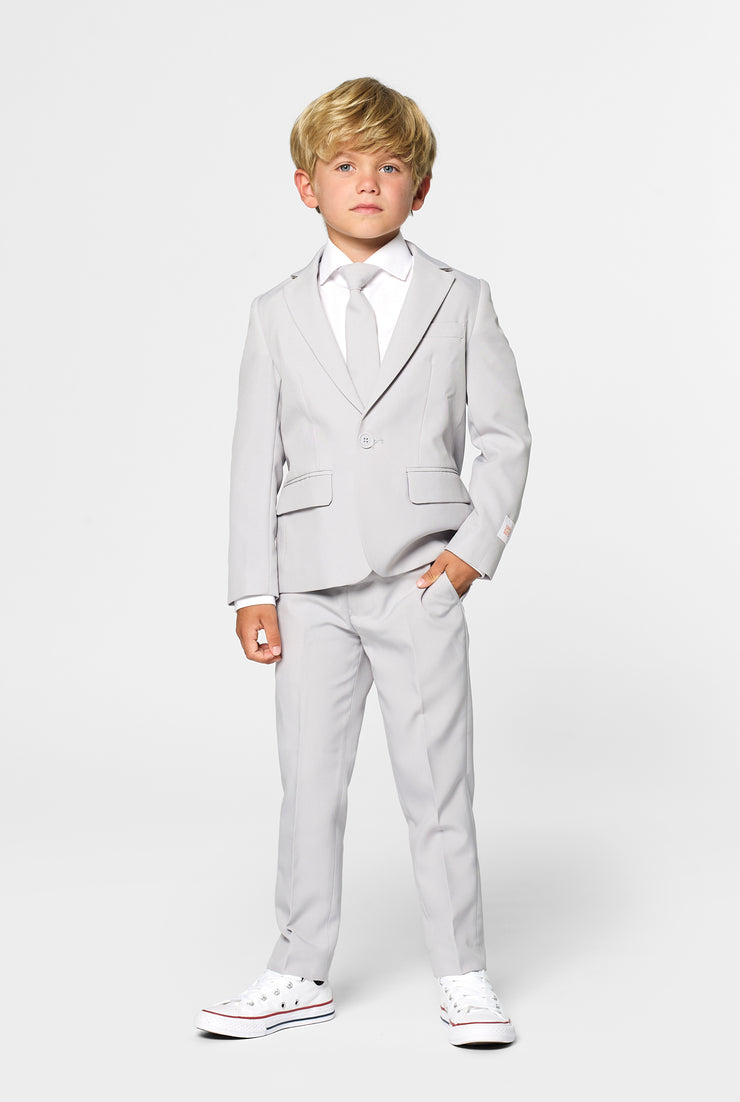 BOYS Groovy Grey Tux or Suit