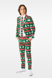 TEEN BOYS Festive Green Tux or Suit