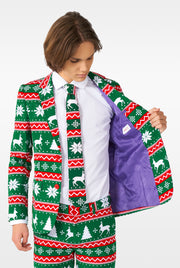 TEEN BOYS Festive Green Tux or Suit
